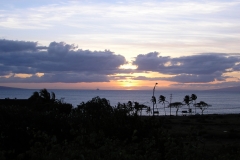 Sunset from our room in Lahaina 5/16