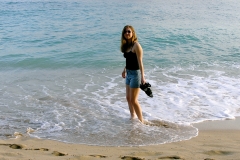 Melissa on beach at Waikiki 5/6