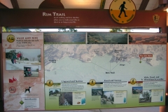 Trail Map at the Grand Canyon